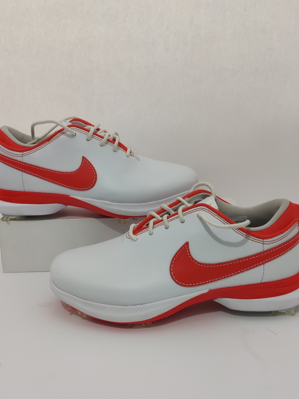 Men's Nike DX6003-189 Golf Cleats Size 5.5 New Without Box White / Orange